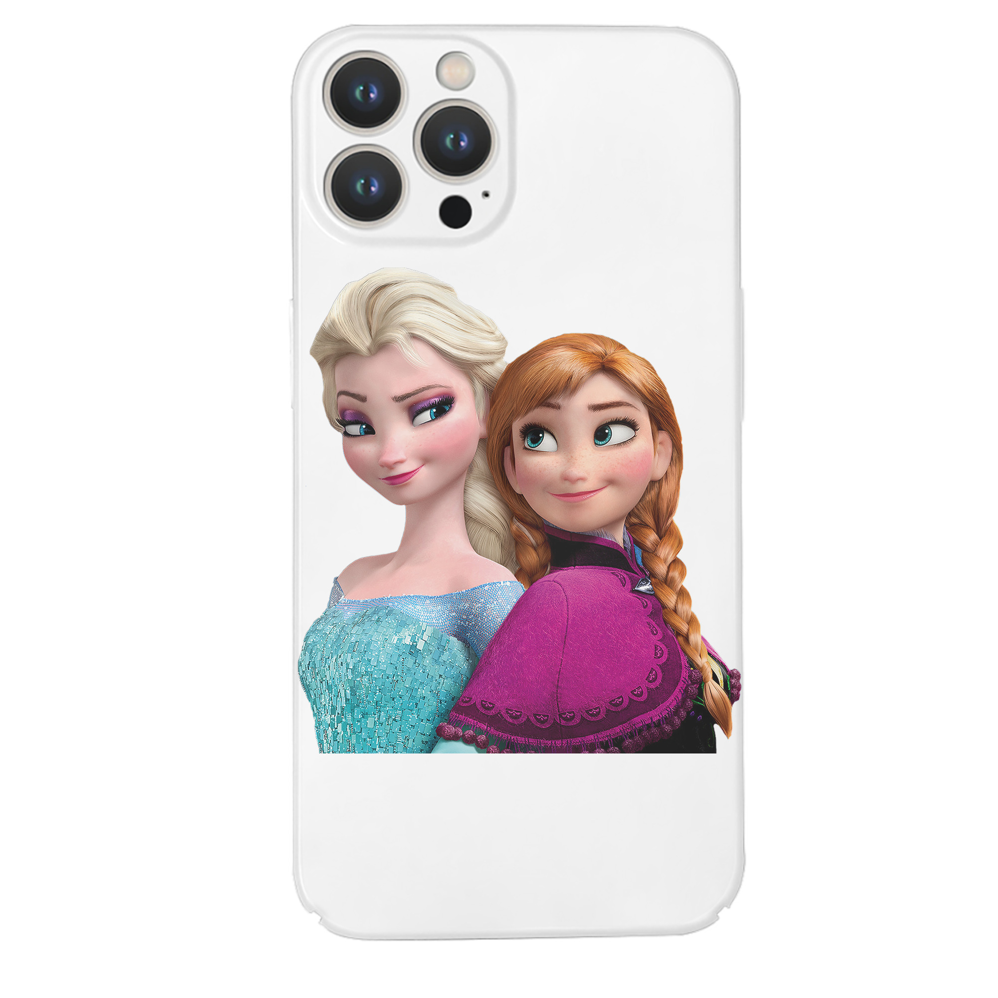 （画像用） アナと雪の女王 アンナ エルサ Frozen Anna Elsa 【iPhone 14シリーズ対応】ハードケース